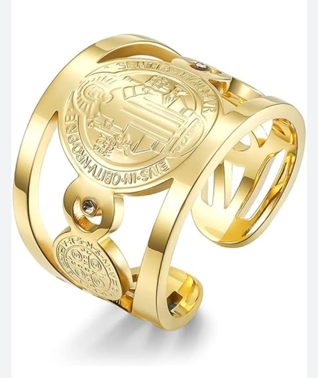 Anillo Sello San Benito 💍✨