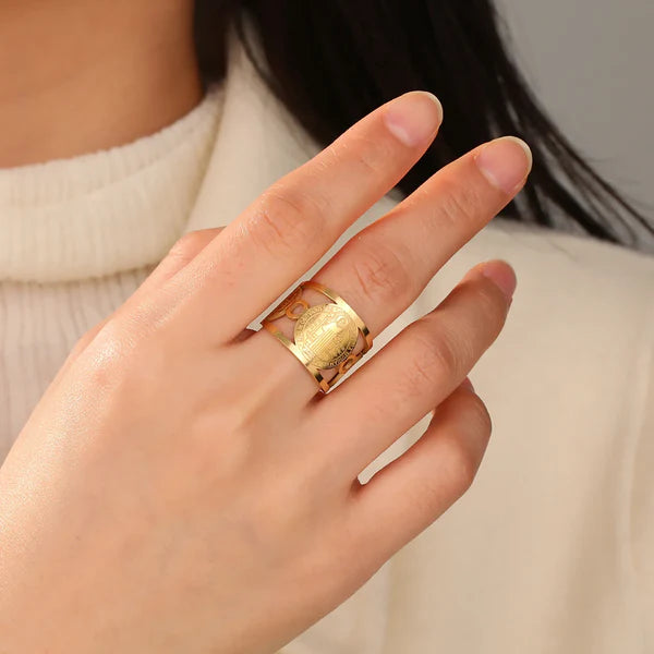 Anillo Sello San Benito 💍✨