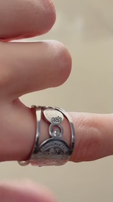 Anillo Sello San Benito 💍✨